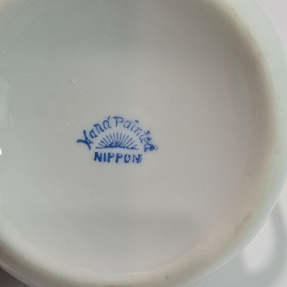 Unique Antique / Vintage Sugar Bowl with Lid, Made in Japan - Picture 7 of 7